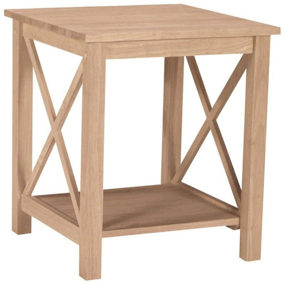 Brown Wood End Table O285166