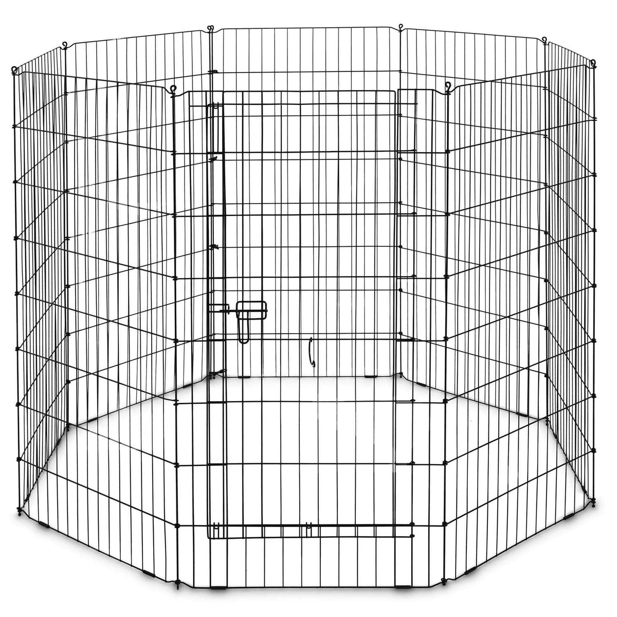 Adjustable Black Exercise Pen for Dogs E94331