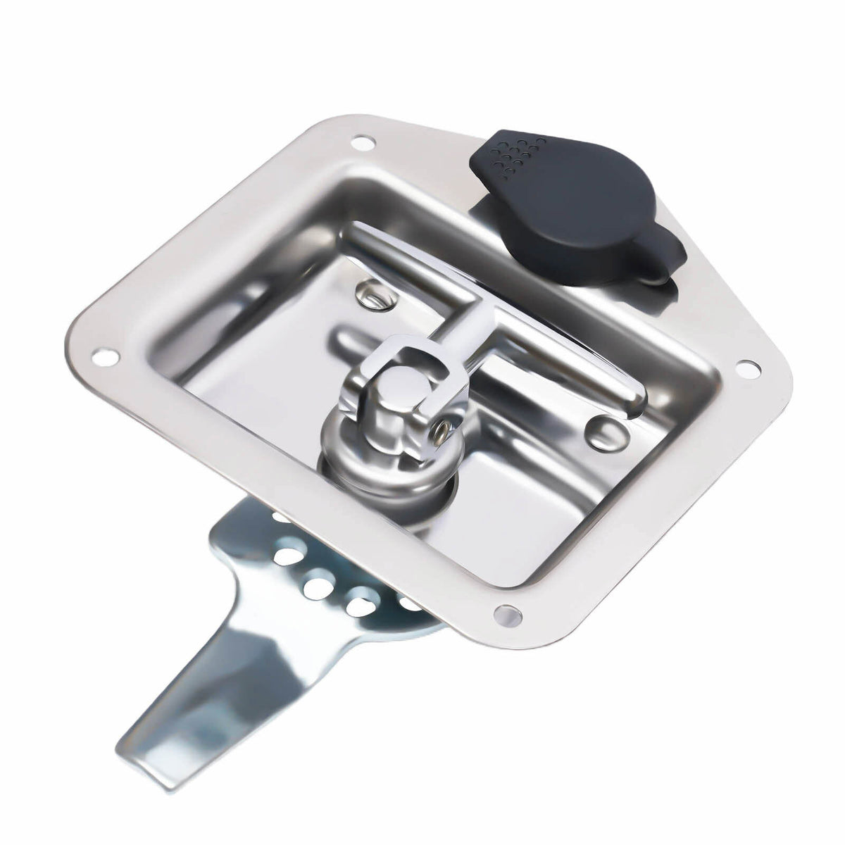 T-Handle Door Latch Lock Stainless Steel Toolbox with Keys D79688