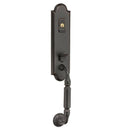 Satin Black Full Dummy Handleset with Wave Lever P558959