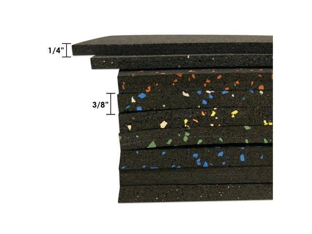 Elephant Bark Blue Dot 4 ft. x 4 ft. Rubber Flooring E60001