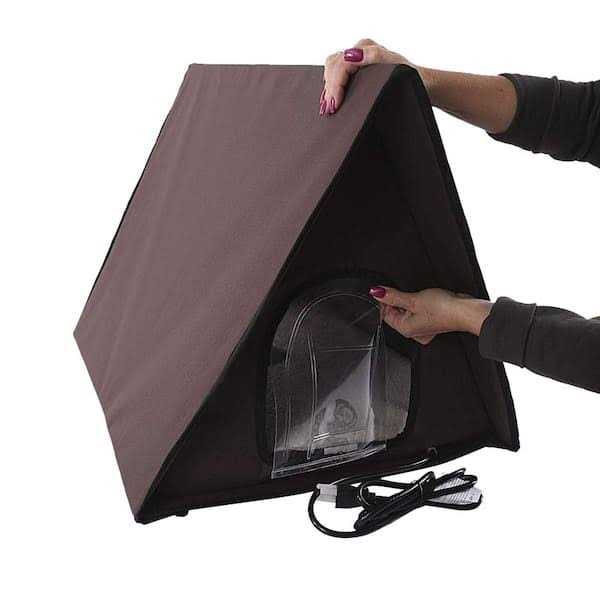Outdoor Heated Kitty A-Frame Y21009