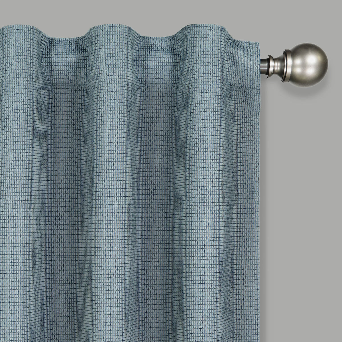 Ocean 100% Blackout Rod Pocket Single Window Panel Z545204