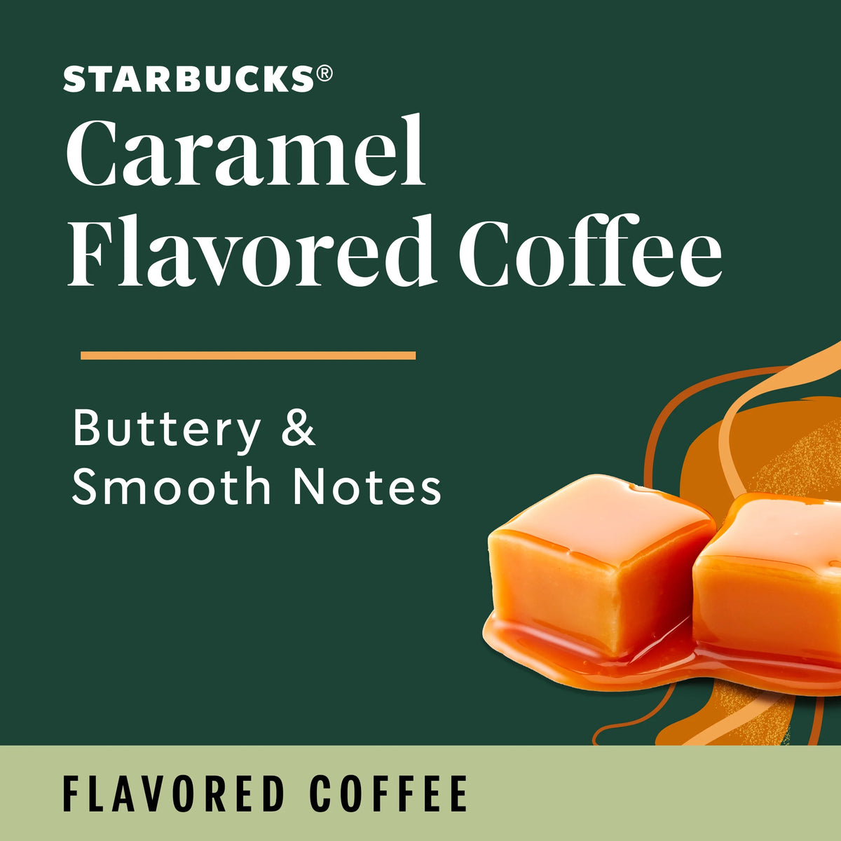Caramel Medium Roast Coffee Pods, 44 Count L4906