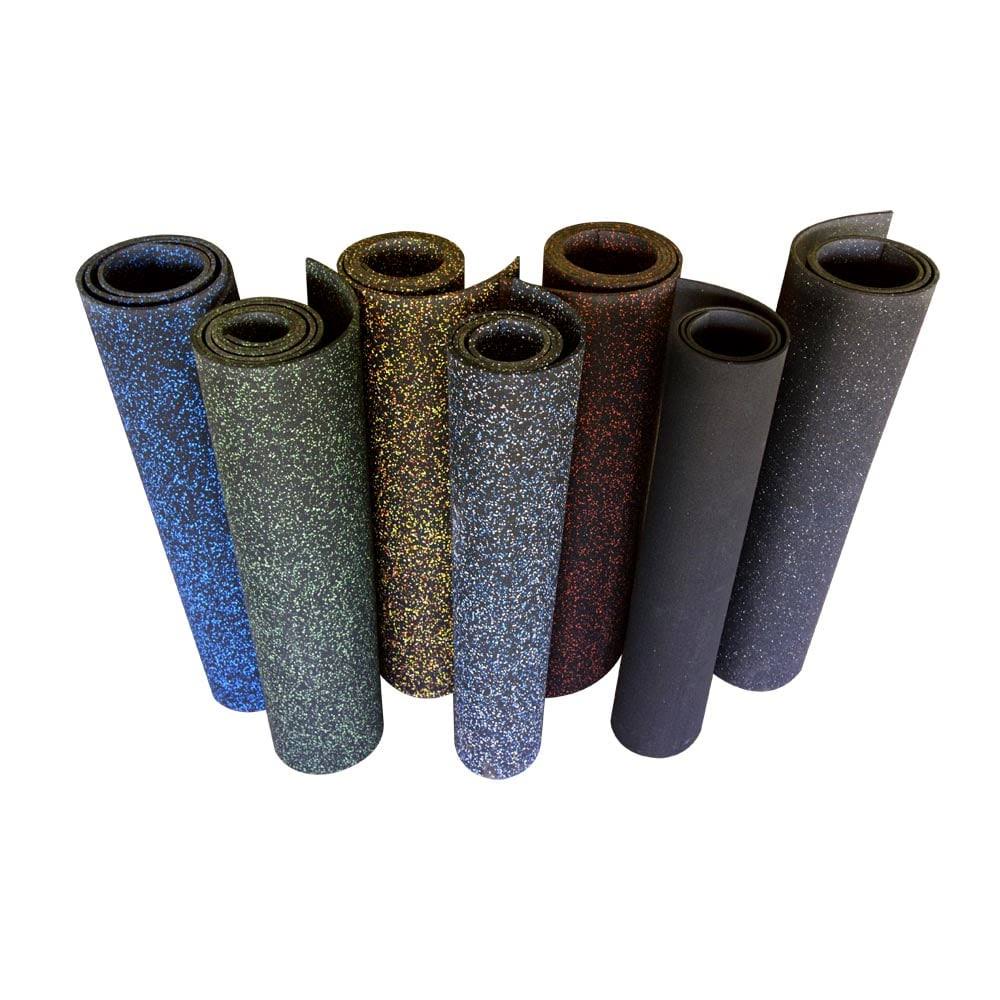 Elephant Bark Blue Dot 4 ft. x 4 ft. Rubber Flooring E60001