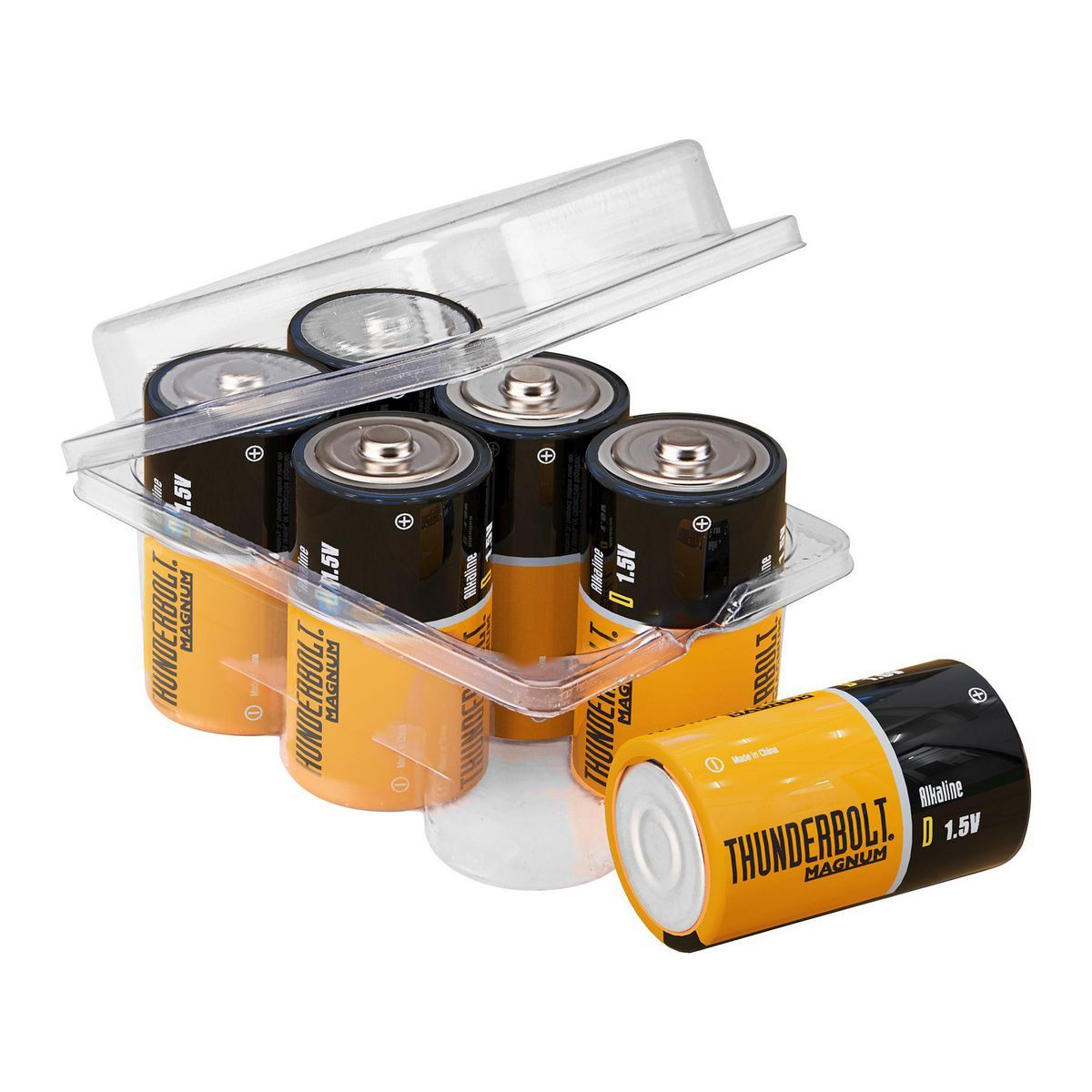 D Alkaline Batteries 6-Pack P55619