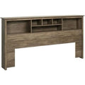 King Engineered Wood Bookcase Headboard V79455