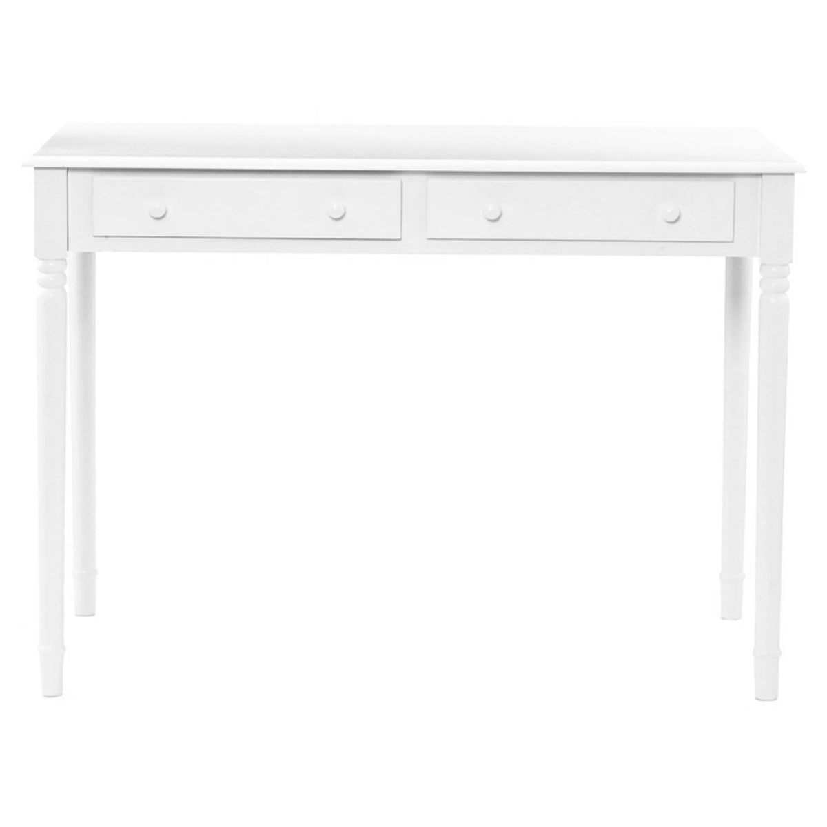 2-Drawer White Desk Q336257