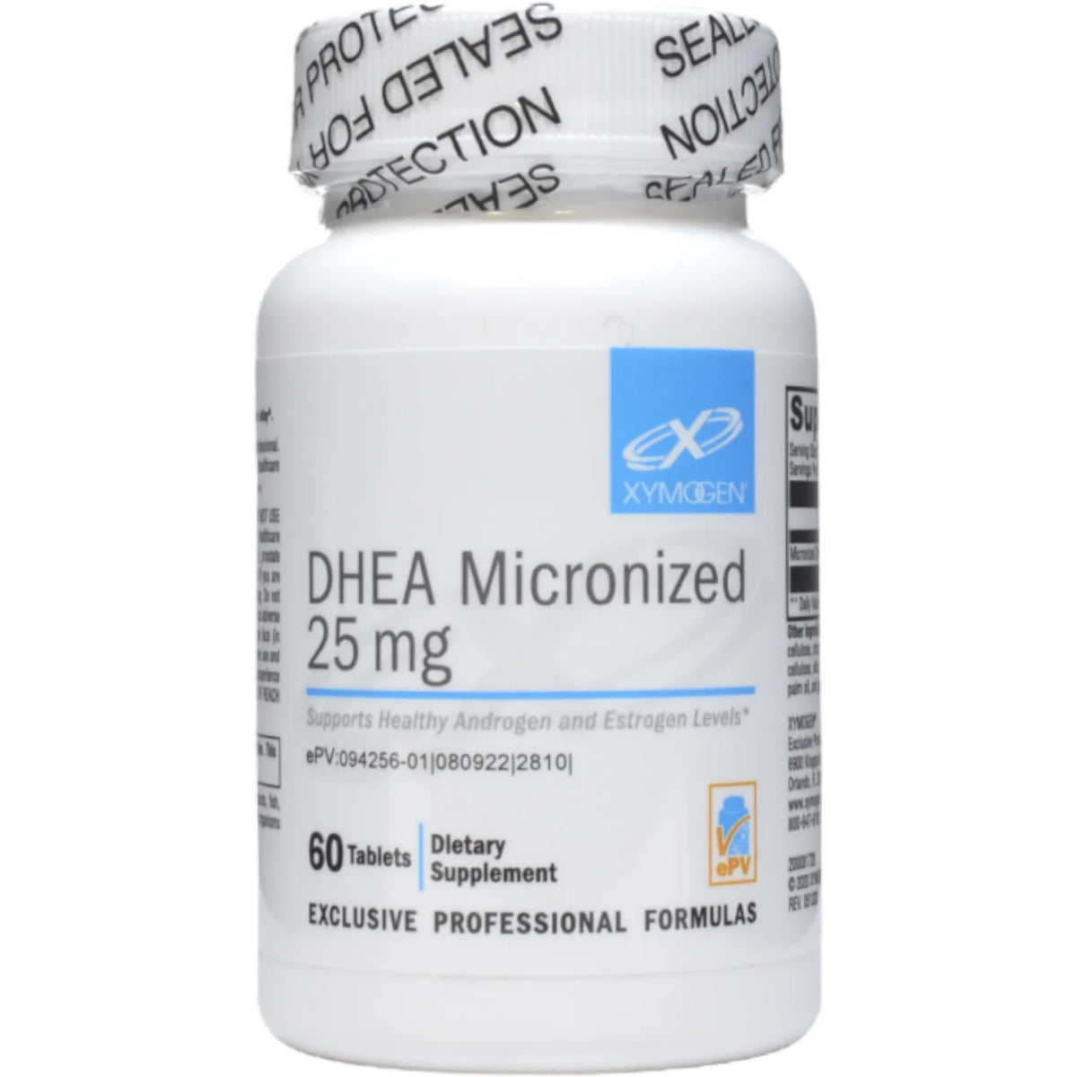 DHEA Micronized 25 mg 60 Tablets B401